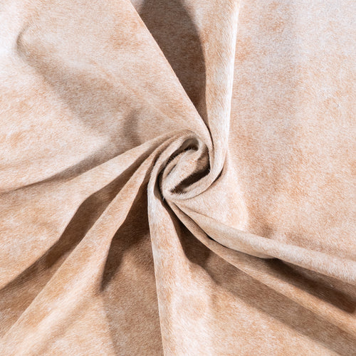 Brazilian Beige Cowhide Rug Size 7'7" L x 6'2" W 5939