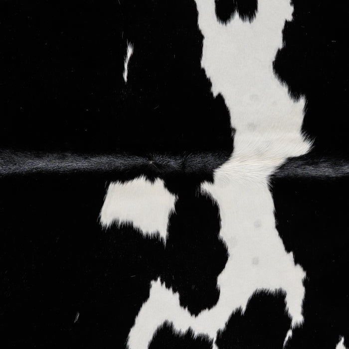 Brazilian Black and White Cowhide Rug Size 8'1" L x 6'10" W 3678