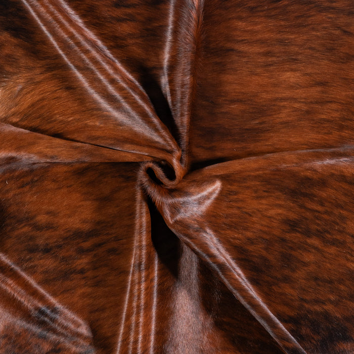 Brazilian Brindle Cowhide Rug Size 6'10" L x 7'2" W 4725