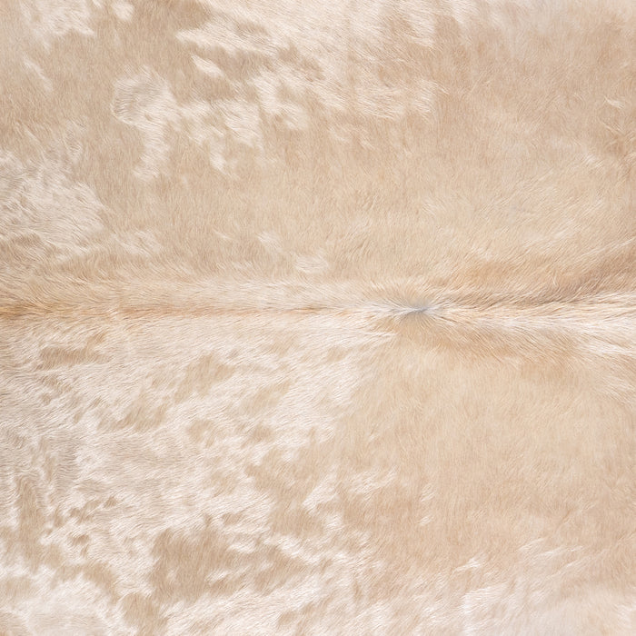 Brazilian Champagne Cowhide Rug Size 7'0" L x 6'9" W 4946