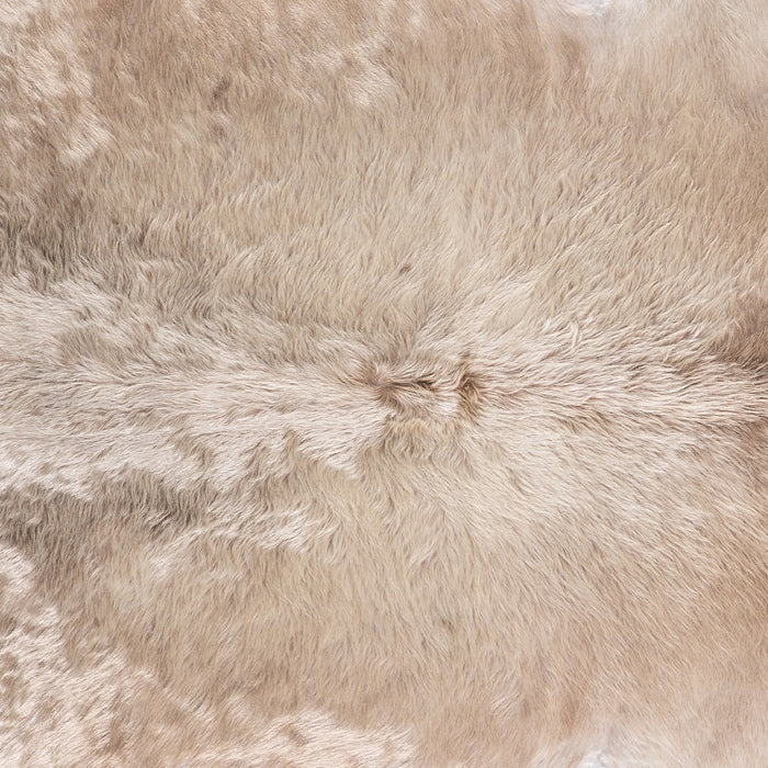 Brazilian Champagne Cowhide Rug Size 7'2" L x 6'8" W 4951