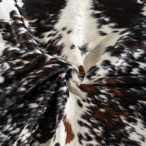 Tricolor Cowhide Rug Size 7'5" L x 7'0" W 4119