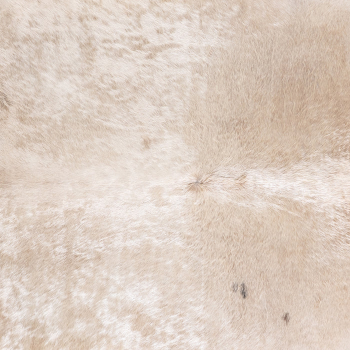 Brazilian Champagne Cowhide Rug Size 7'0" L x 6'0" W 4953