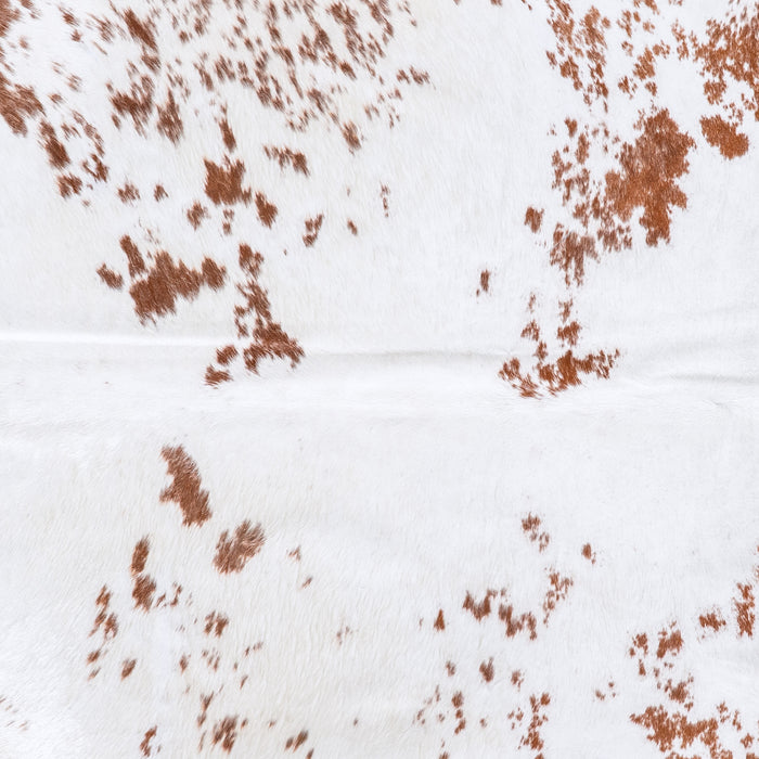 Brazilian Brown Salt and Pepper Cowhide Rug Size 7'11" L x 7'3" W 5951