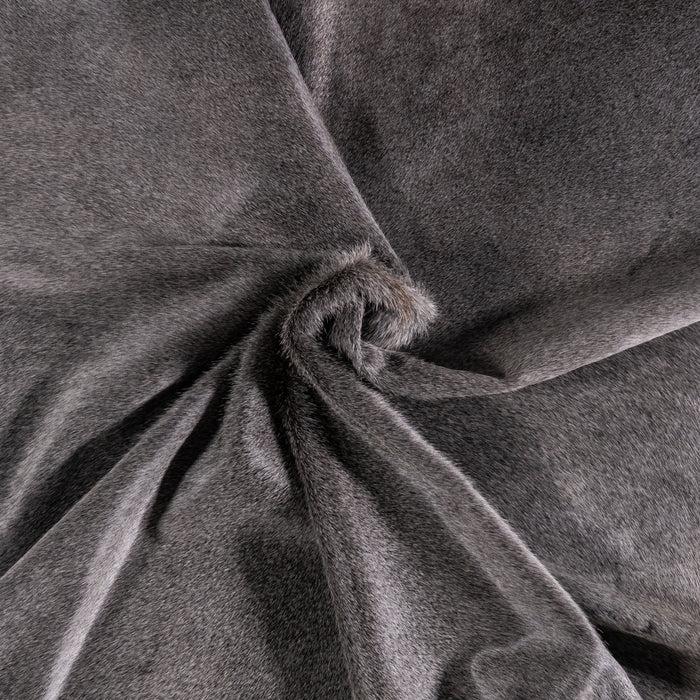 Brazilian Grey Cowhide Rug Size 6'11" L x 5'9" W 3493