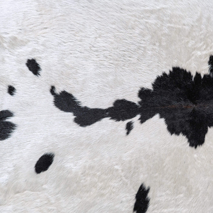 Black and White Cowhide Rug Size 8'0" L x 6'10" W 6282