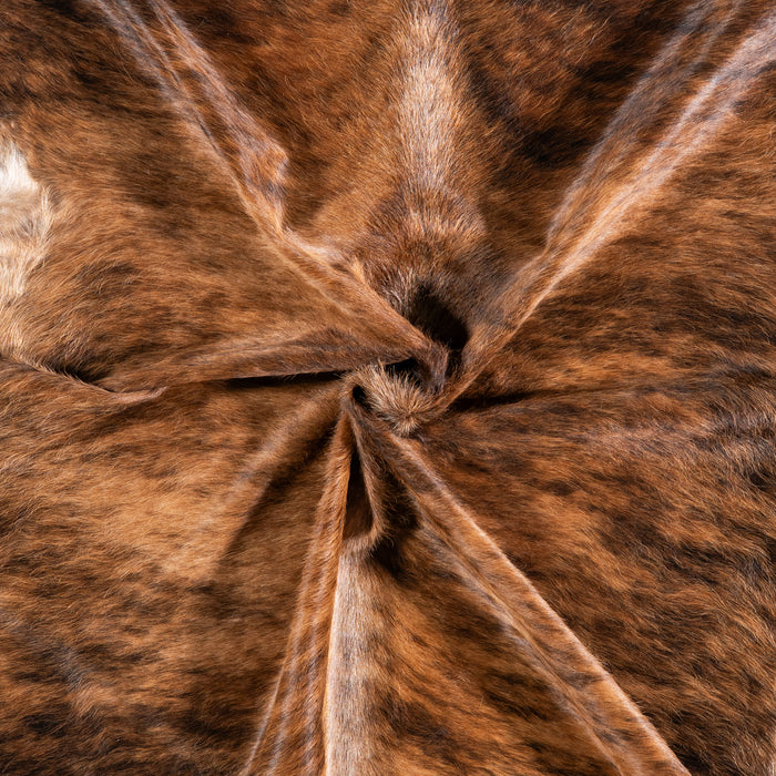 Brazilian Brindle Cowhide Rug Size 6'10" L x 6'6" W 4746