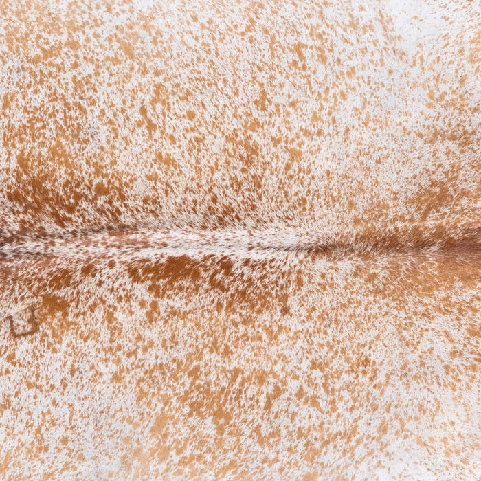 Brazilian Brown Salt and Pepper Cowhide Rug Size 7'1" L x 7'1" W 5766