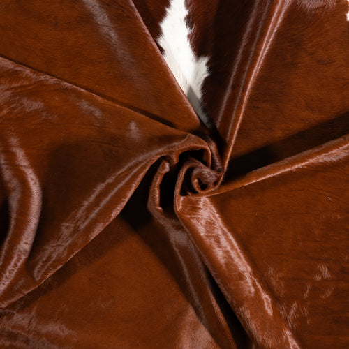 Brazilian Hereford Cowhide Rug Size 7'8" L x 7'4" W 3694