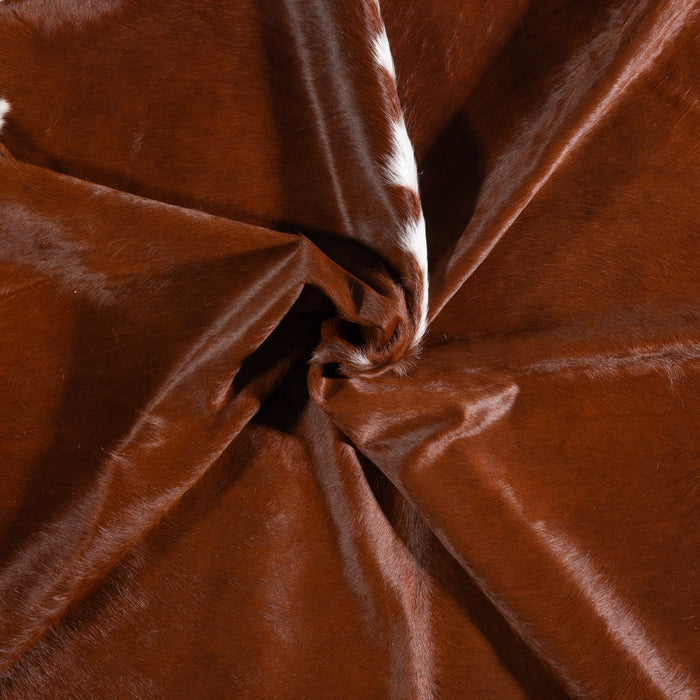 Brazilian Hereford Cowhide Rug Size 7'9" L x 7'3" W 3695