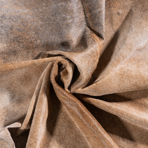 Brazilian Grey Palomino Cowhide Rug Size 7'5" L x 6'9" W 5965