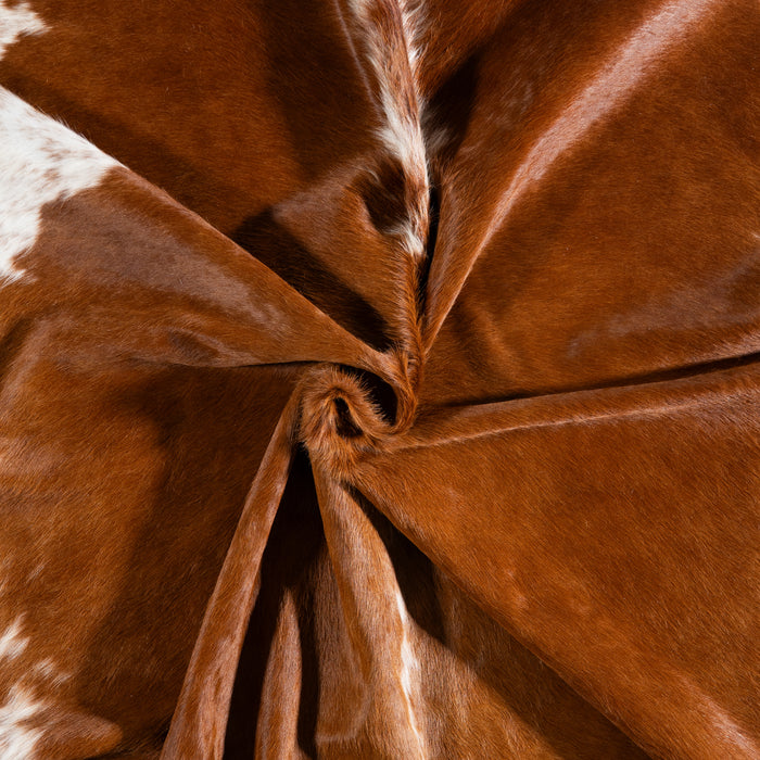 Brazilian Hereford Cowhide Rug Size 8'1" L x 6'11" W 3697