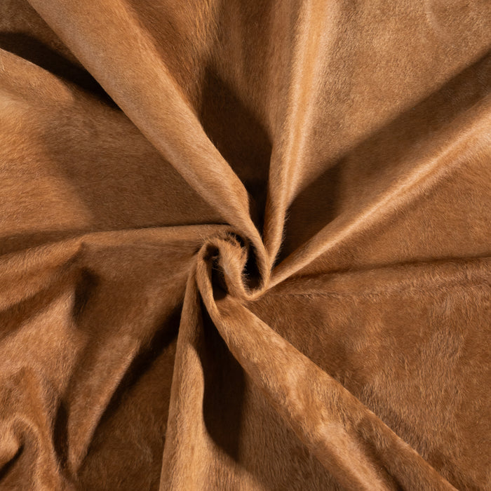 Brazilian Beige Cowhide Rug Size 8'2" L x 7'8" W 3506