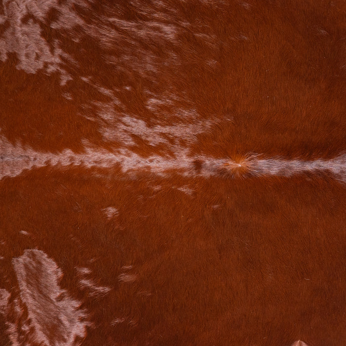 Brazilian Brown Cowhide Rug Size 7'6" L x 6'10" W 4756