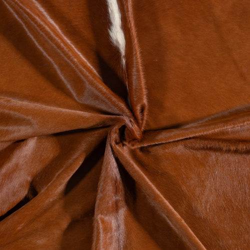Brazilian Hereford Cowhide Rug Size 7'6" L x 7'2" W 3699