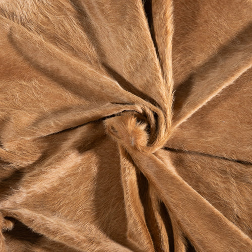 Brazilian Beige Cowhide Rug Size 7'9" L x 7'2" W 3509