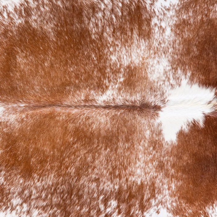 Brazilian Brown Salt and Pepper Cowhide Rug Size 7'2" L x 6'9" W 5779