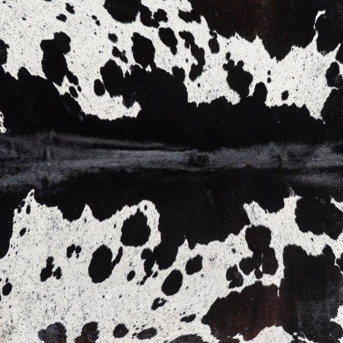 Brazilian Black Salt and Pepper Cowhide Rug Size 7'6" L x 6'5" W 5279