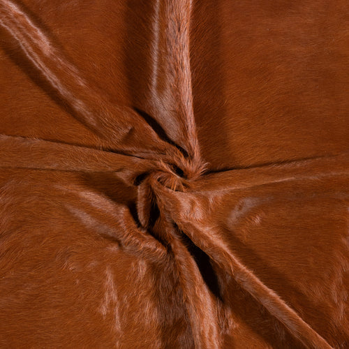 Brazilian Brown Cowhide Rug Size 8'1" L x 7'6" W 4764