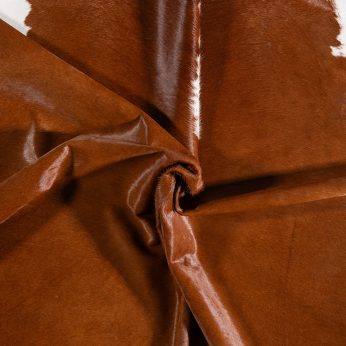 Brazilian Hereford Cowhide Rug Size 7'11" L x 7'5" W 3706