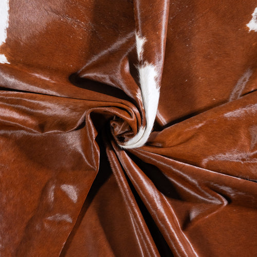 Brazilian Hereford Cowhide Rug Size 7'10" L x 6'9" W 5981