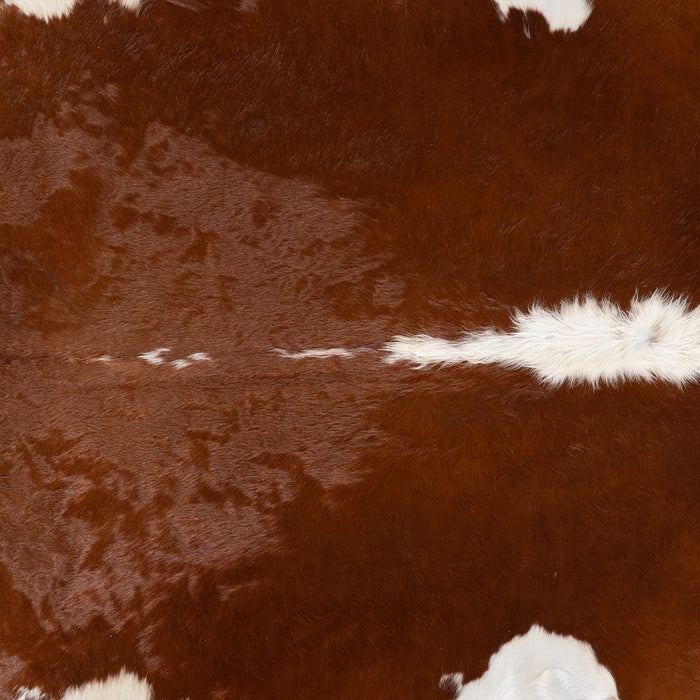 Brazilian Hereford Cowhide Rug Size 7'6" L x 6'6" W 4986