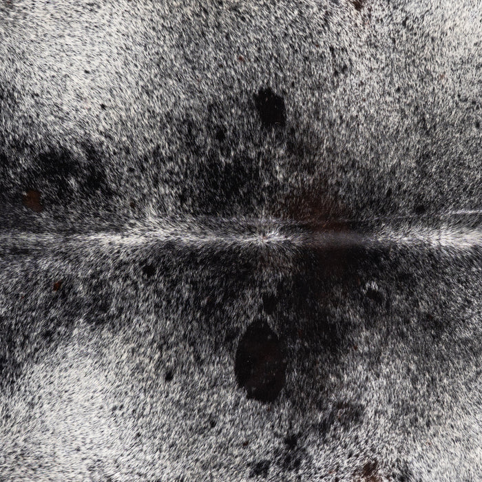 Brazilian Black Salt and Pepper Cowhide Rug Size 8'2" L x 6'6" W 5283
