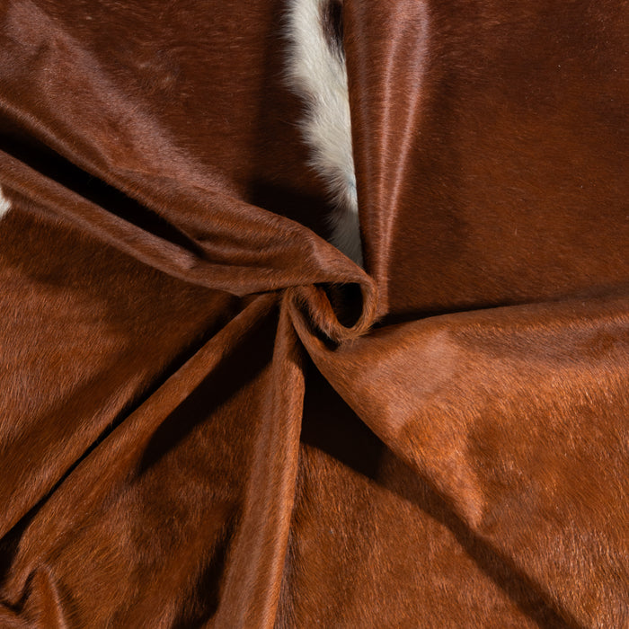 Brazilian Hereford Cowhide Rug Size 7'4" L x 6'4" W 3708