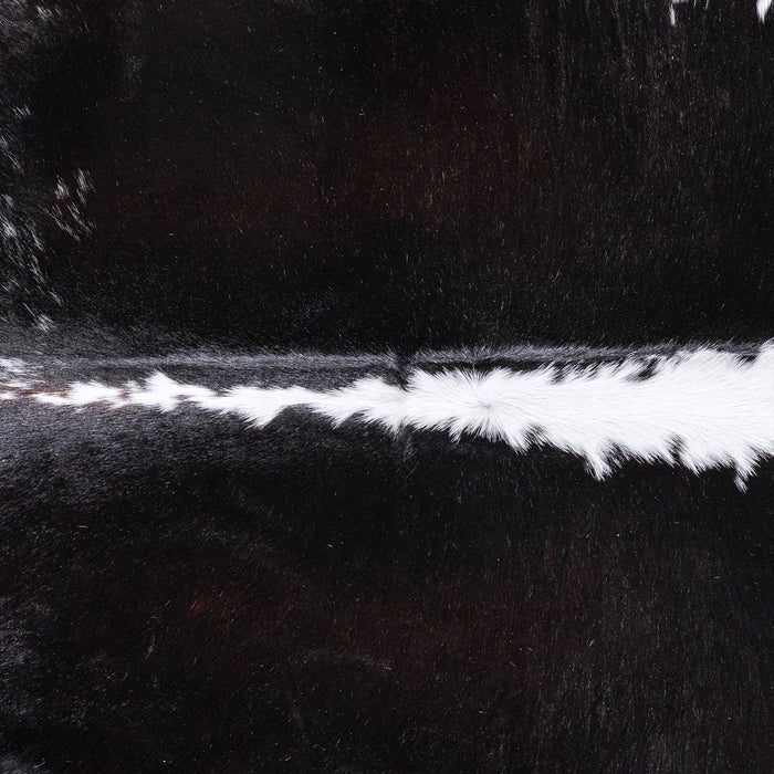 Brazilian Black and White Cowhide Rug Size 7'10" L x 6'10" W 5983