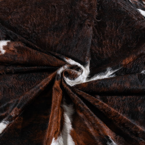 Tricolor Cowhide Rug Size 8'3" L x 7'0" W 6294