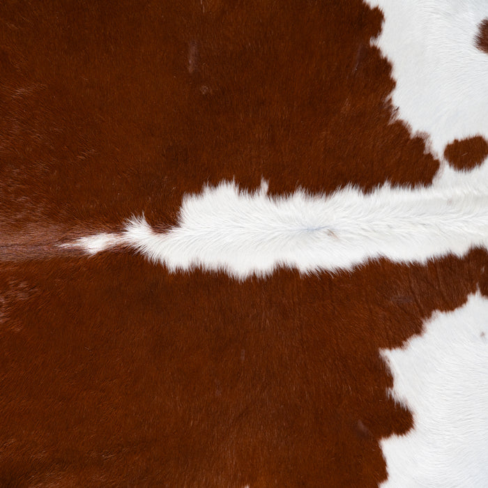 Brazilian Hereford Cowhide Rug Size 7'5" L x 6'8" W 3709