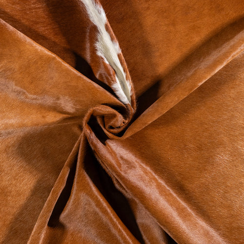 Brazilian Hereford Cowhide Rug Size 7'6" L x 7'2" W 4988