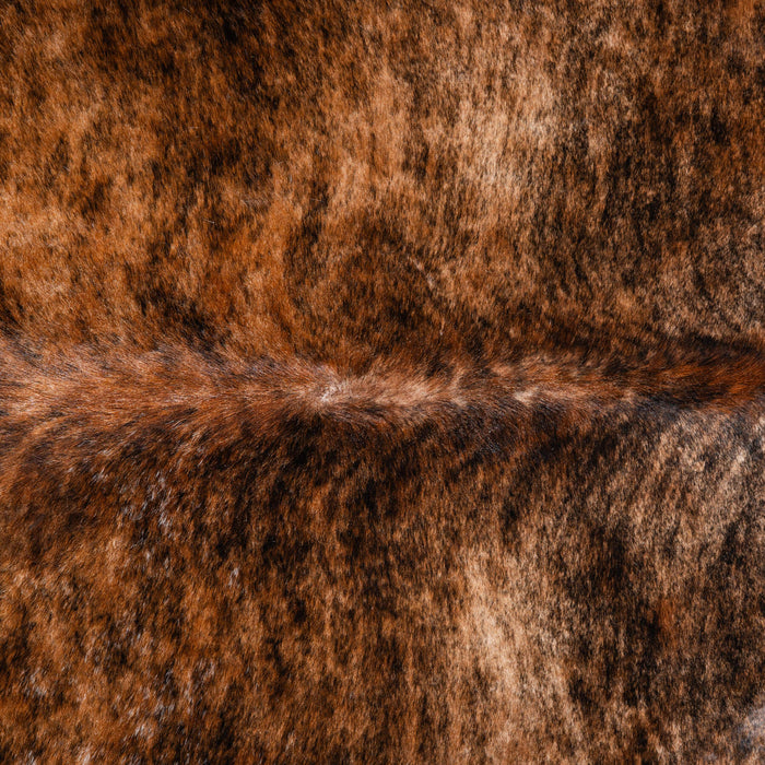 Brindle Cowhide Rug Size 7'11" L x 7'1" W 6491