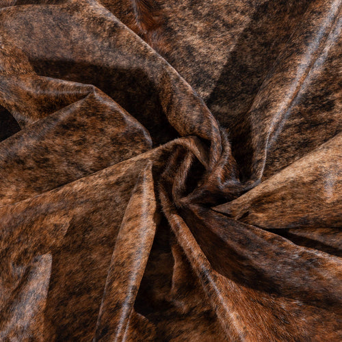 Brindle Cowhide Rug Size 7'11" L x 7'1" W 6491