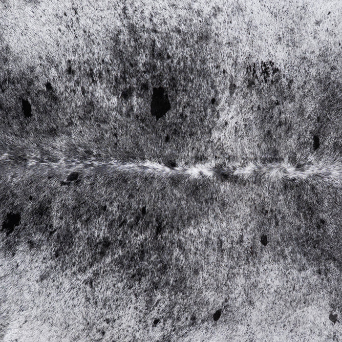 Brazilian Black Salt and Pepper Cowhide Rug Size 8'1" L x 6'6" W 5986