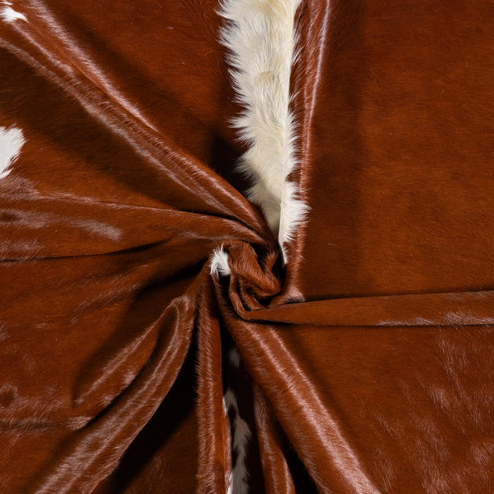 Brazilian Hereford Cowhide Rug Size 8'4" L x 7'2" W 4994