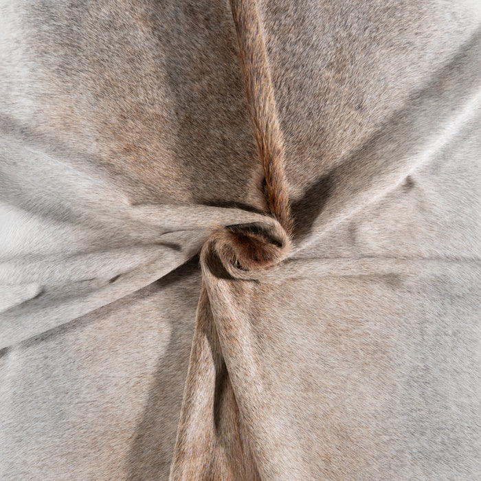 Brazilian Grey Palomino Cowhide Rug Size 7'4" L x 6'10" W 3520