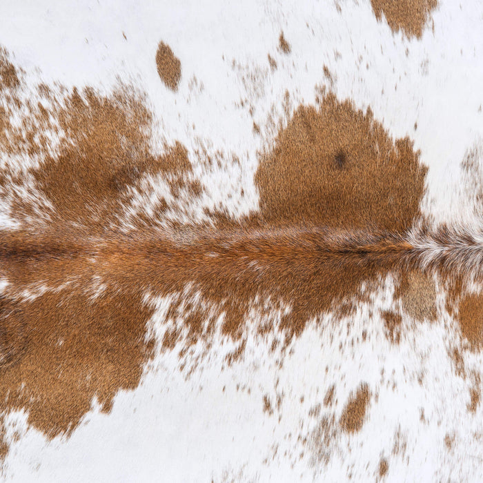 Brown Salt and Pepper Cowhide Rug Size 6'6" L x 6'6" W 6494