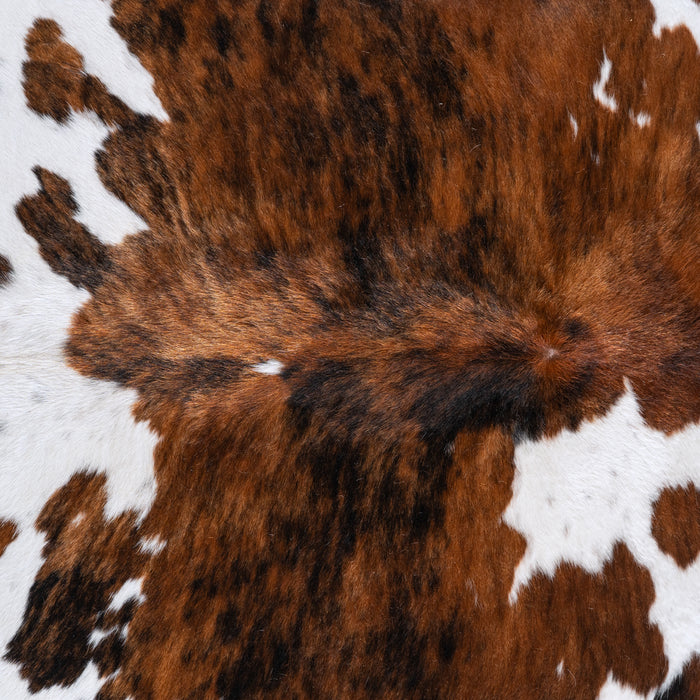 Tricolor Cowhide Rug Size 7'8" L x 6'2" W 6299