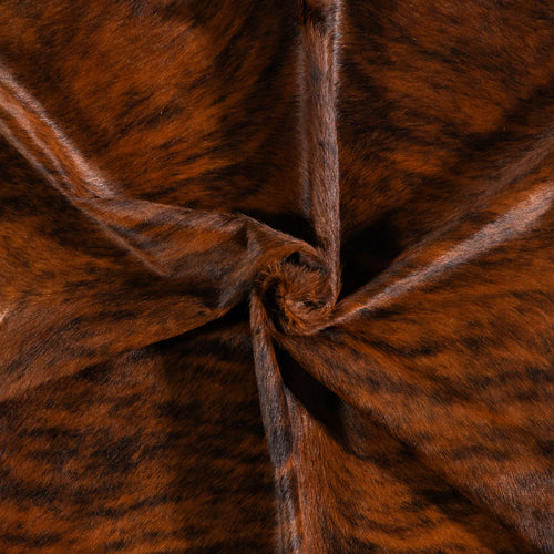 Brazilian Brindle Cowhide Rug Size 7'0" L x 5'6" W 3376