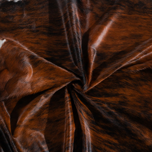 Brindle Cowhide Rug Size 7'4" L x 6'10" W 4084