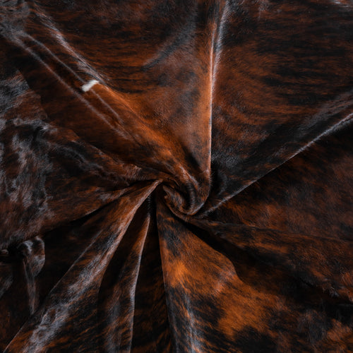 Brindle Cowhide Rug Size 7'9" L x 6'8" W 4086