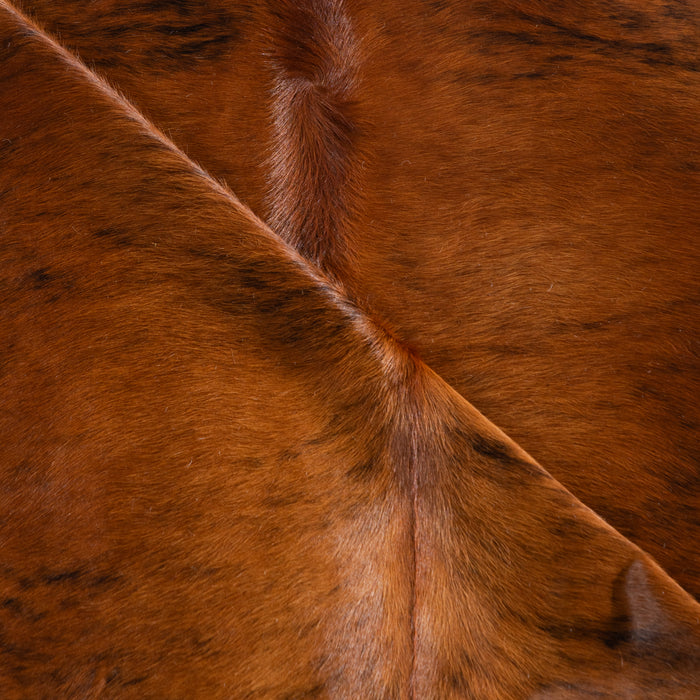 Brindle Cowhide Rug Size 7'1" L x 6'6" W 4092