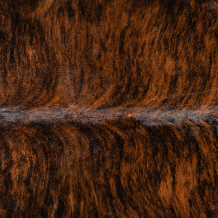 Brazilian Brindle Cowhide Rug Size 7'6" L x 6'4" W 3552