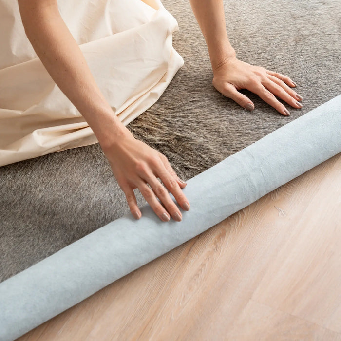 Grey Beige Cowhide Rug | Ecowhides