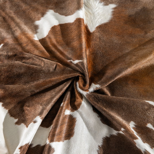 Tricolor Cowhide Rug Size 7'9" L x 7'2" W 4166