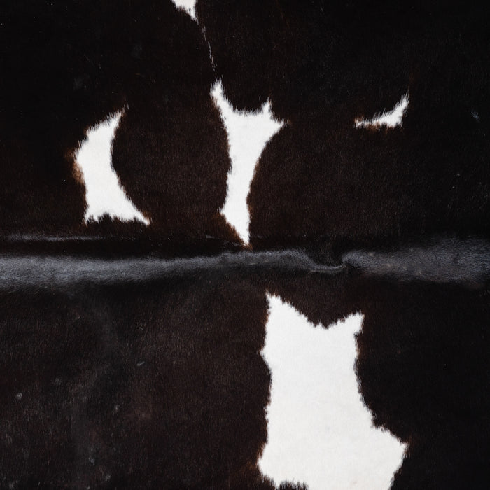 Brazilian Black and White Cowhide Rug Size 7'11" L x 6'9" W 3807