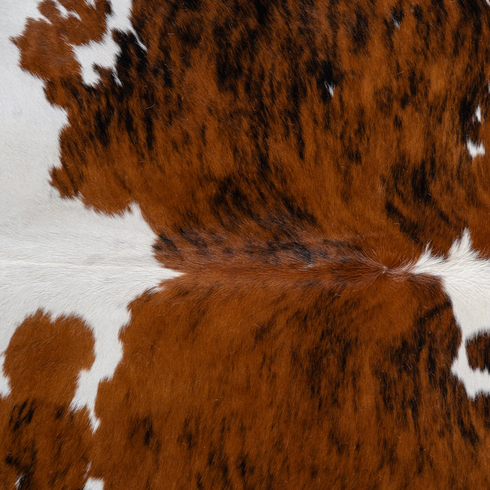 Tricolor Cowhide Rug Size 7'5" L x 7'1" W 4222