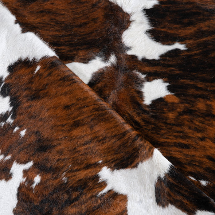 Tricolor Cowhide Rug Size 8'0" L x 7'2" W 4223