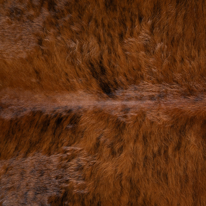 Brazilian Brindle Cowhide Rug Size 7'5" L x 6'6" W 3837